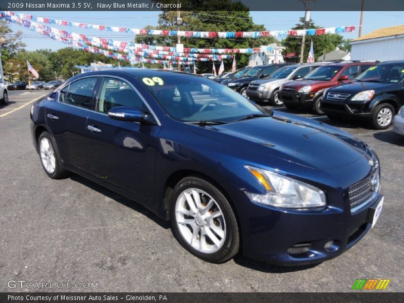Navy Blue Metallic / Charcoal 2009 Nissan Maxima 3.5 SV