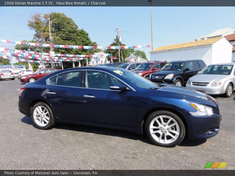 Navy Blue Metallic / Charcoal 2009 Nissan Maxima 3.5 SV