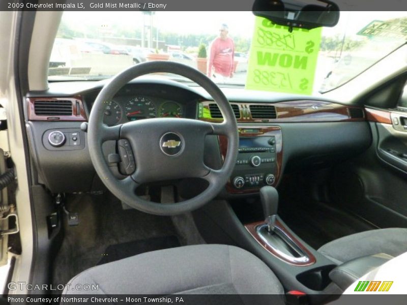 Gold Mist Metallic / Ebony 2009 Chevrolet Impala LS