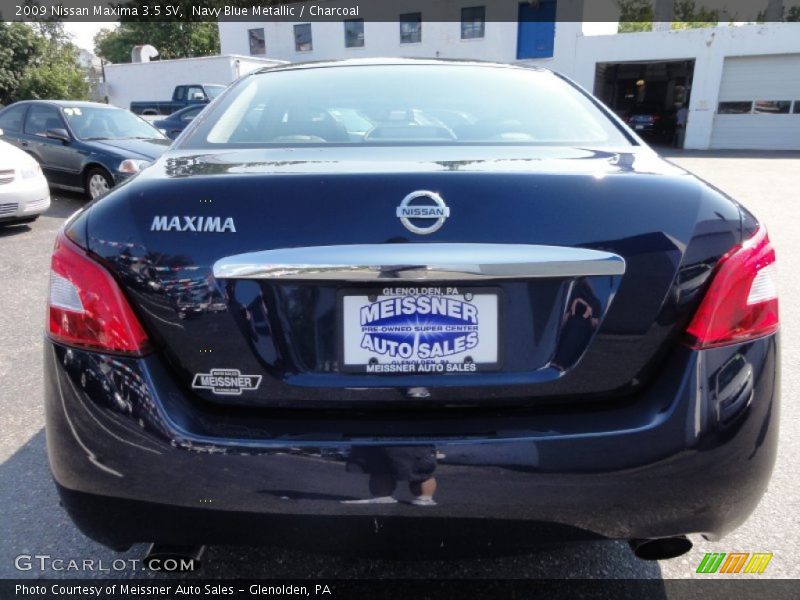 Navy Blue Metallic / Charcoal 2009 Nissan Maxima 3.5 SV