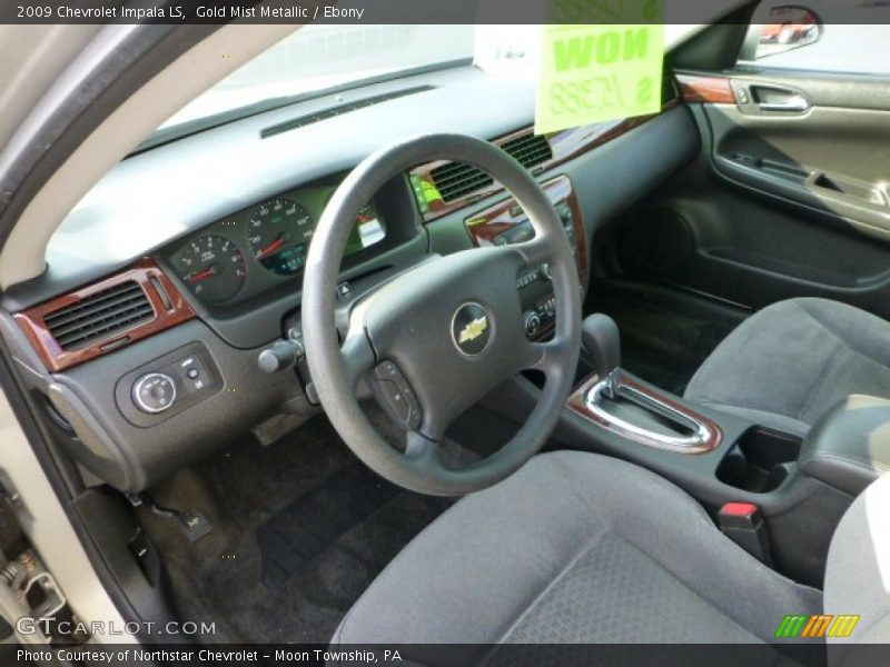 Gold Mist Metallic / Ebony 2009 Chevrolet Impala LS