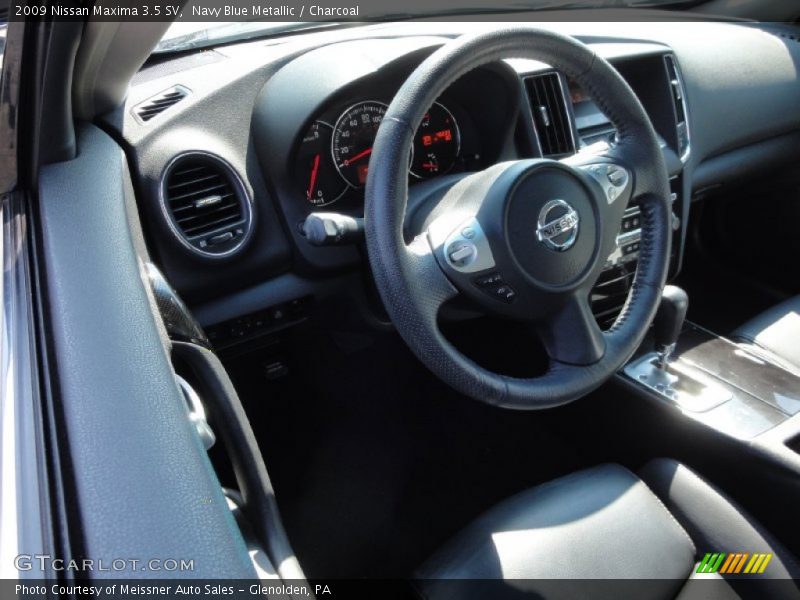 Navy Blue Metallic / Charcoal 2009 Nissan Maxima 3.5 SV