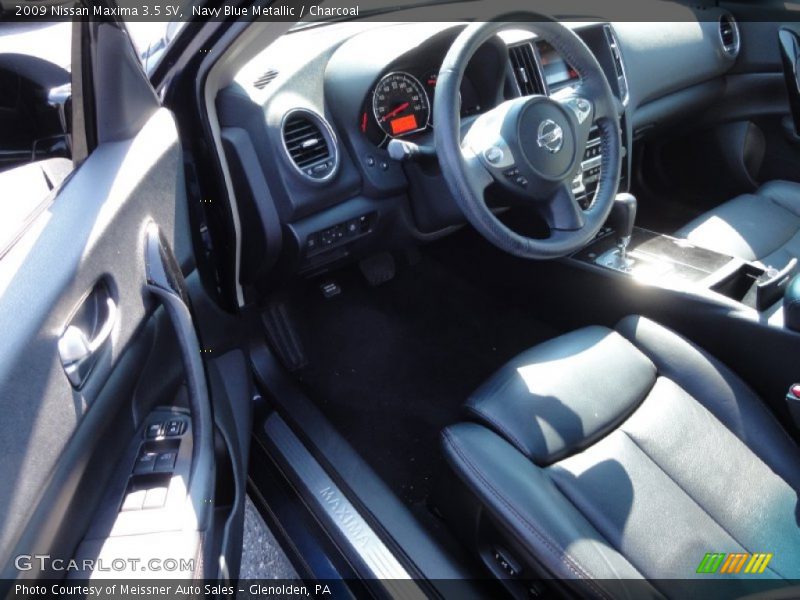 Navy Blue Metallic / Charcoal 2009 Nissan Maxima 3.5 SV