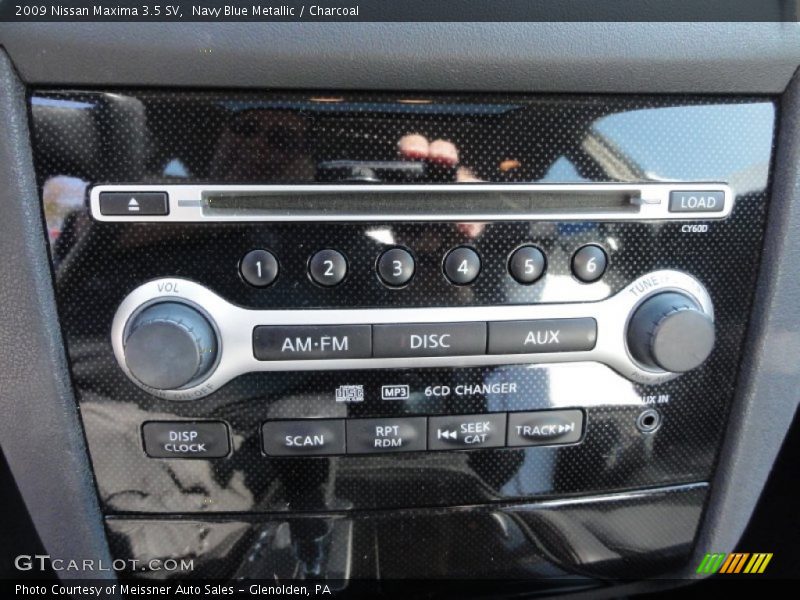 Navy Blue Metallic / Charcoal 2009 Nissan Maxima 3.5 SV