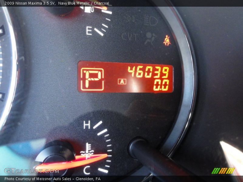 Navy Blue Metallic / Charcoal 2009 Nissan Maxima 3.5 SV