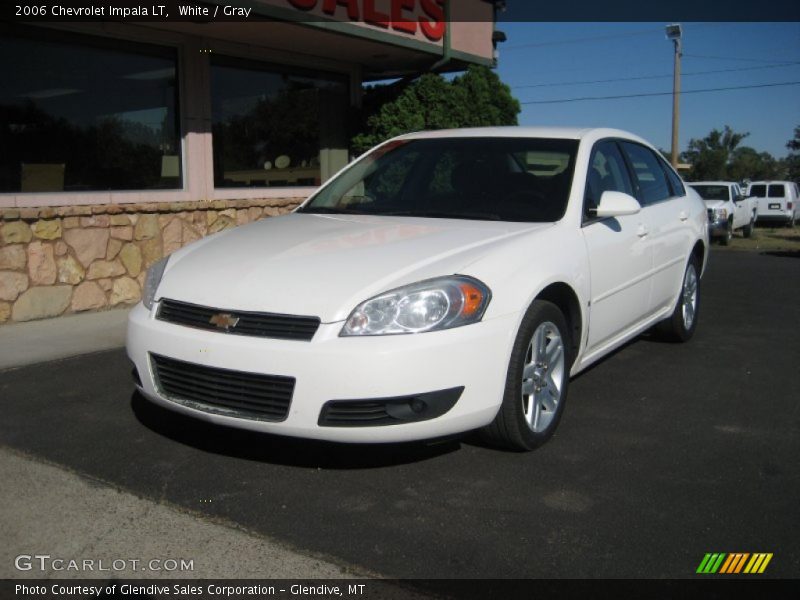 White / Gray 2006 Chevrolet Impala LT