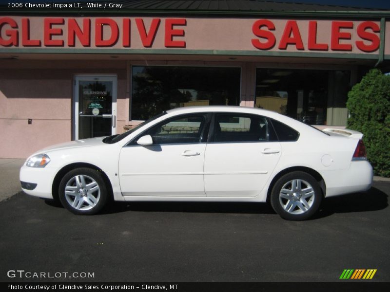 White / Gray 2006 Chevrolet Impala LT
