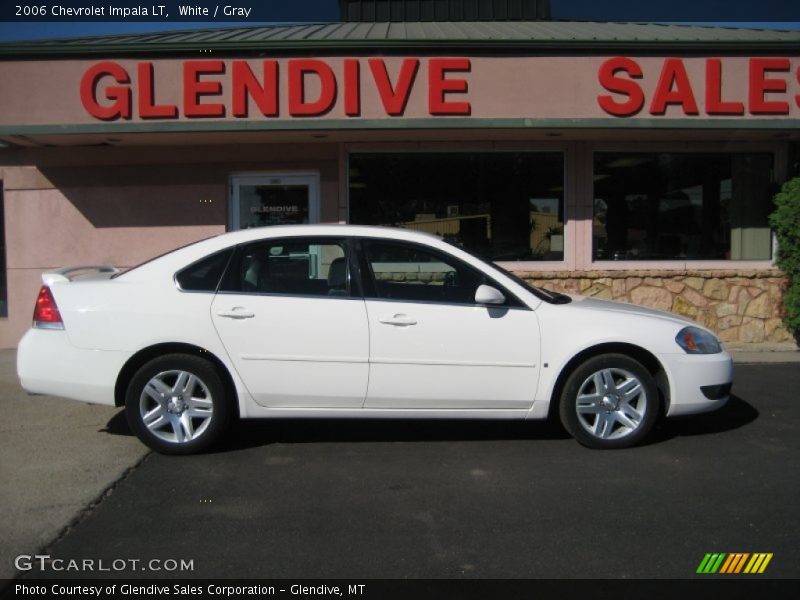 White / Gray 2006 Chevrolet Impala LT