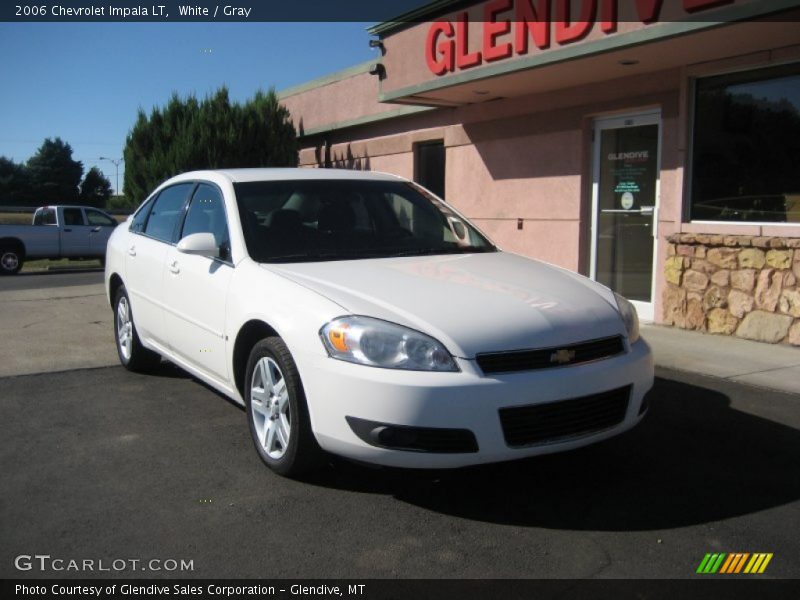 White / Gray 2006 Chevrolet Impala LT