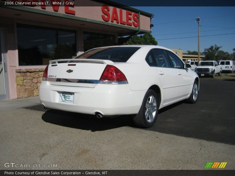 White / Gray 2006 Chevrolet Impala LT