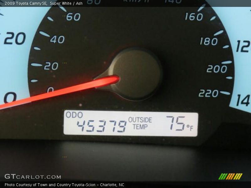 Super White / Ash 2009 Toyota Camry SE
