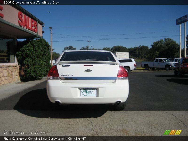 White / Gray 2006 Chevrolet Impala LT