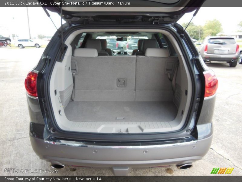 Cyber Gray Metallic / Titanium/Dark Titanium 2011 Buick Enclave CXL