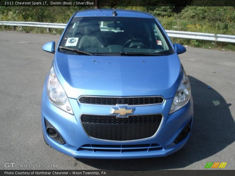 Denim (Blue) / Silver/Blue 2013 Chevrolet Spark LT