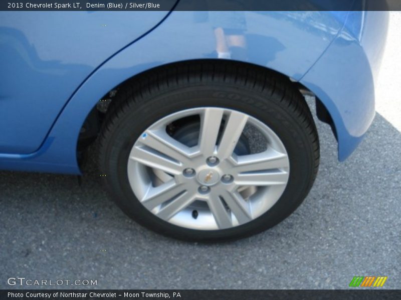 Denim (Blue) / Silver/Blue 2013 Chevrolet Spark LT