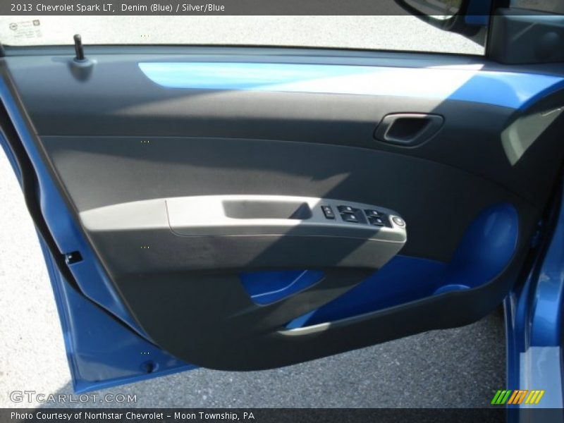 Denim (Blue) / Silver/Blue 2013 Chevrolet Spark LT