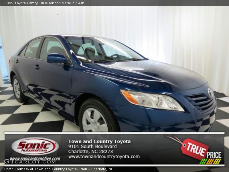 Blue Ribbon Metallic / Ash 2009 Toyota Camry