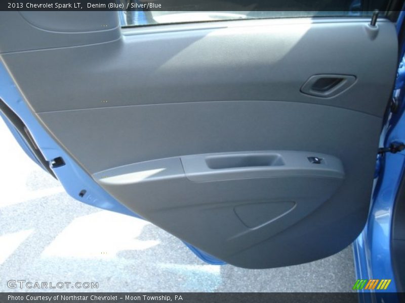 Denim (Blue) / Silver/Blue 2013 Chevrolet Spark LT
