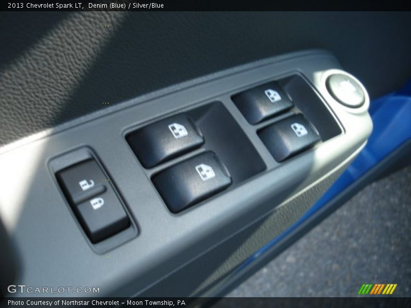 Denim (Blue) / Silver/Blue 2013 Chevrolet Spark LT