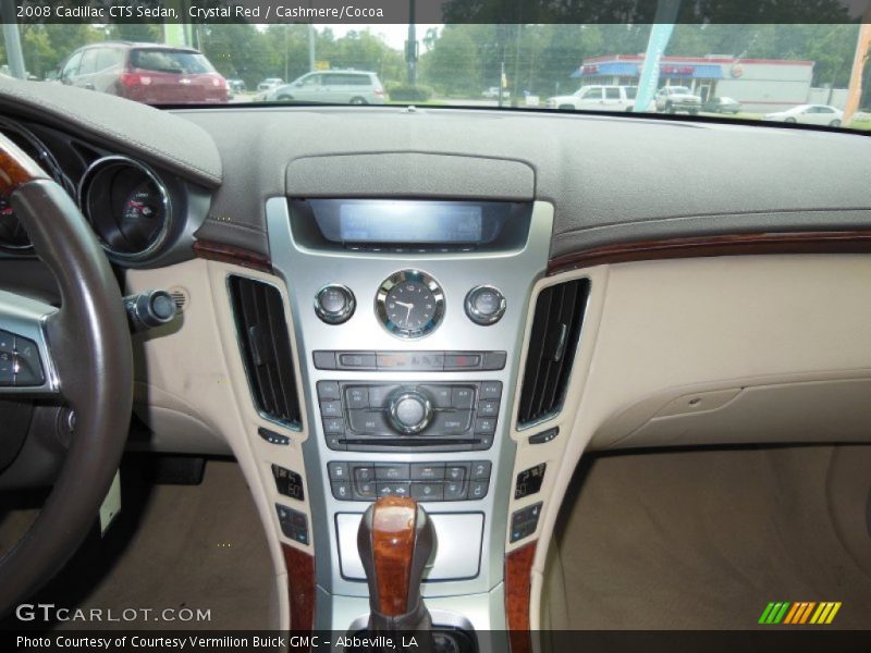 Crystal Red / Cashmere/Cocoa 2008 Cadillac CTS Sedan