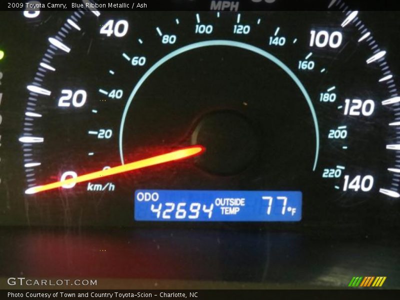 Blue Ribbon Metallic / Ash 2009 Toyota Camry