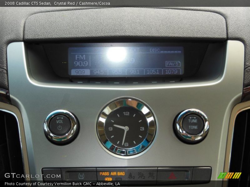 Crystal Red / Cashmere/Cocoa 2008 Cadillac CTS Sedan