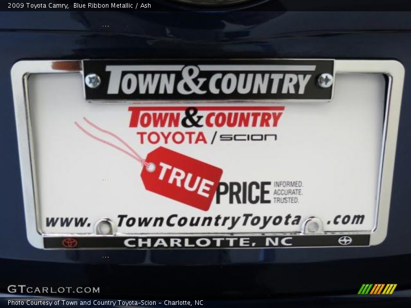 Blue Ribbon Metallic / Ash 2009 Toyota Camry