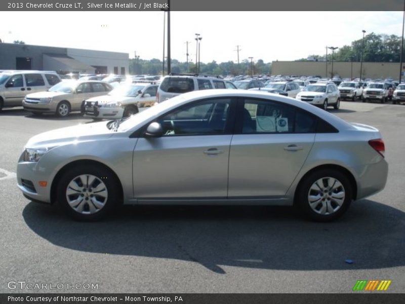 Silver Ice Metallic / Jet Black 2013 Chevrolet Cruze LT