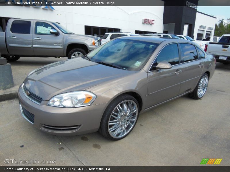 Amber Bronze Metallic / Neutral Beige 2007 Chevrolet Impala LT