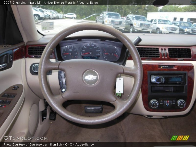 Amber Bronze Metallic / Neutral Beige 2007 Chevrolet Impala LT