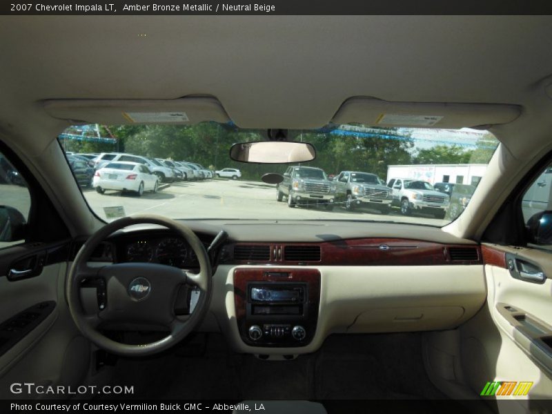 Amber Bronze Metallic / Neutral Beige 2007 Chevrolet Impala LT