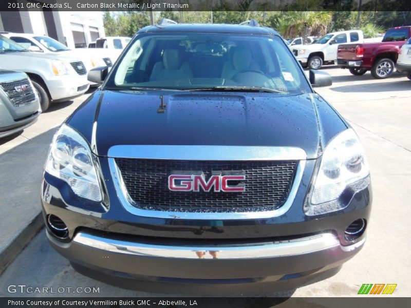 Carbon Black Metallic / Light Titanium 2011 GMC Acadia SL