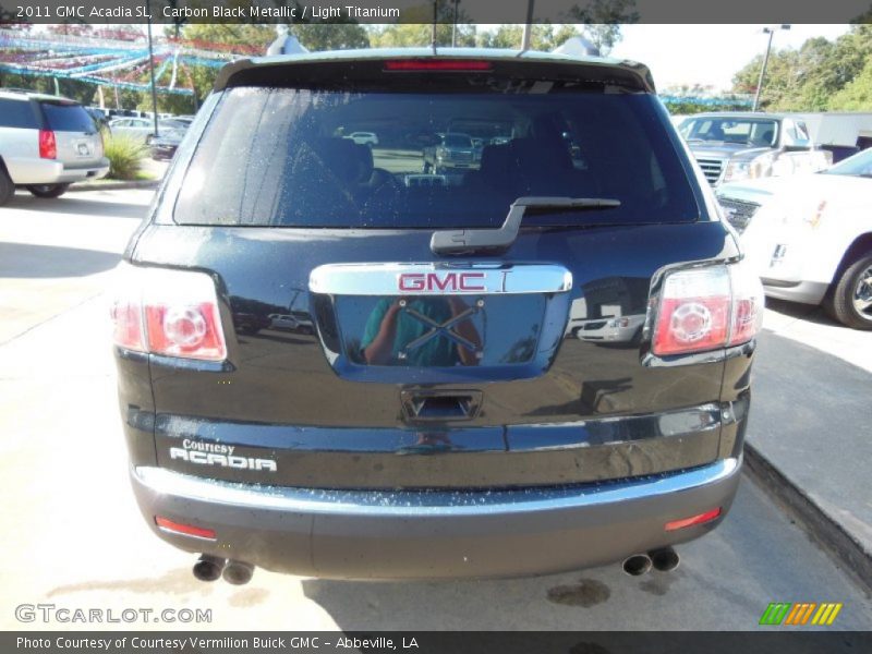 Carbon Black Metallic / Light Titanium 2011 GMC Acadia SL