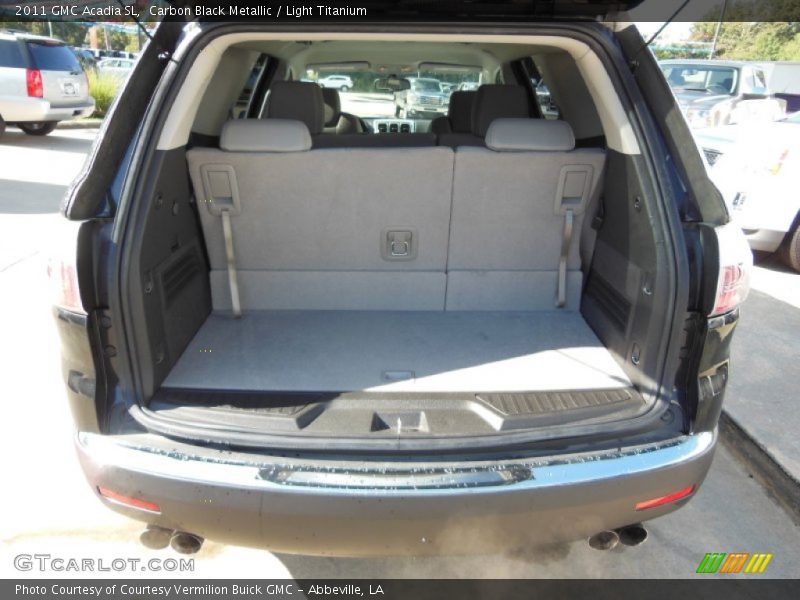 Carbon Black Metallic / Light Titanium 2011 GMC Acadia SL
