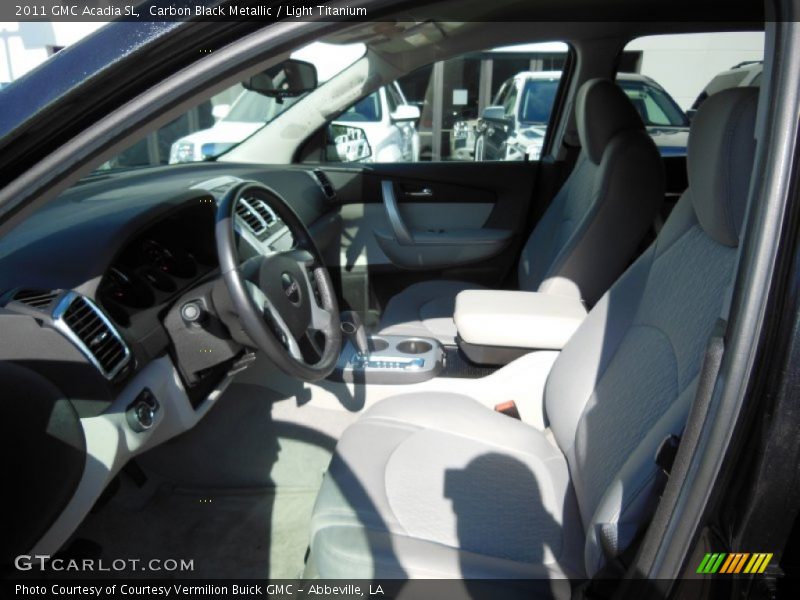 Carbon Black Metallic / Light Titanium 2011 GMC Acadia SL