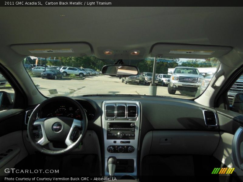 Carbon Black Metallic / Light Titanium 2011 GMC Acadia SL
