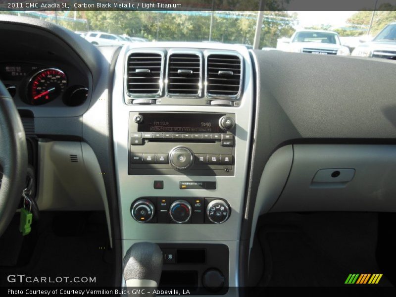Carbon Black Metallic / Light Titanium 2011 GMC Acadia SL