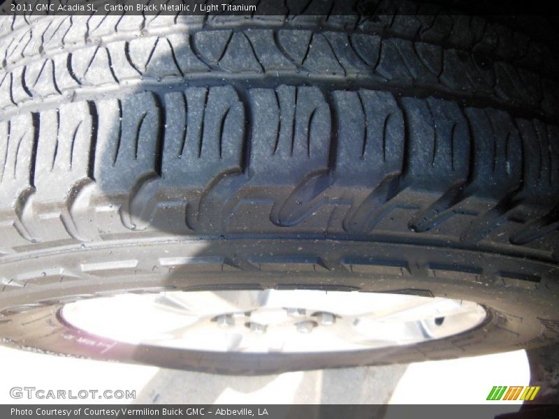 Carbon Black Metallic / Light Titanium 2011 GMC Acadia SL