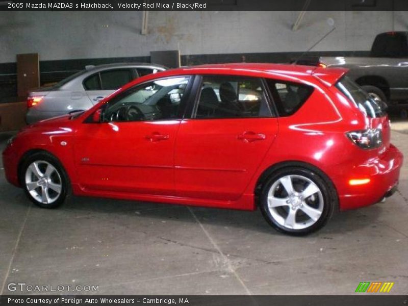 Velocity Red Mica / Black/Red 2005 Mazda MAZDA3 s Hatchback