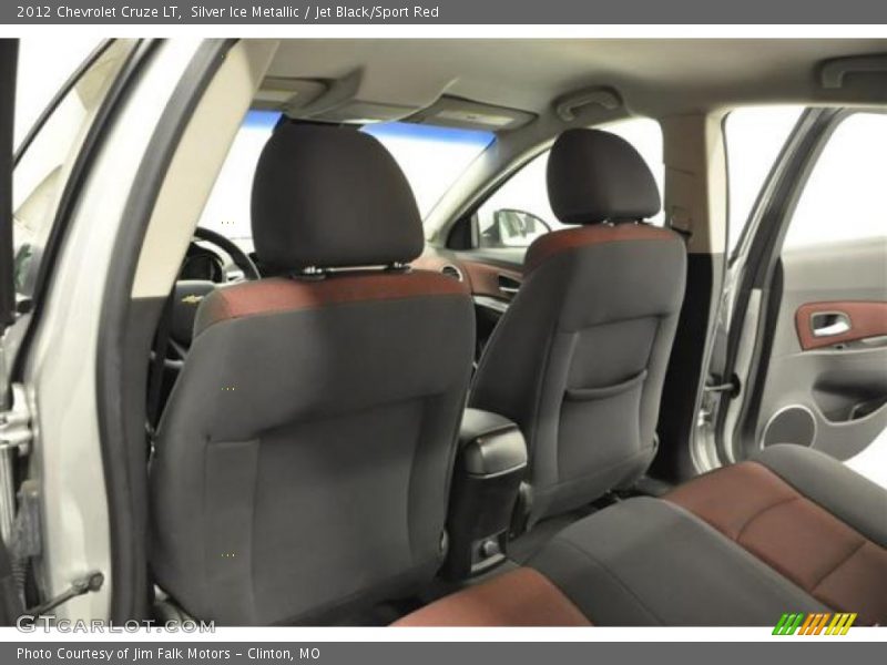 Silver Ice Metallic / Jet Black/Sport Red 2012 Chevrolet Cruze LT