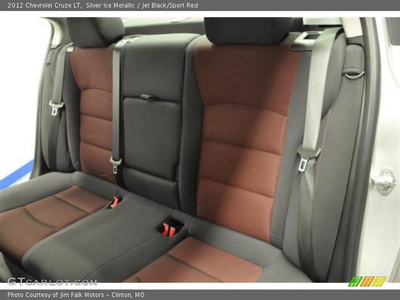 Silver Ice Metallic / Jet Black/Sport Red 2012 Chevrolet Cruze LT
