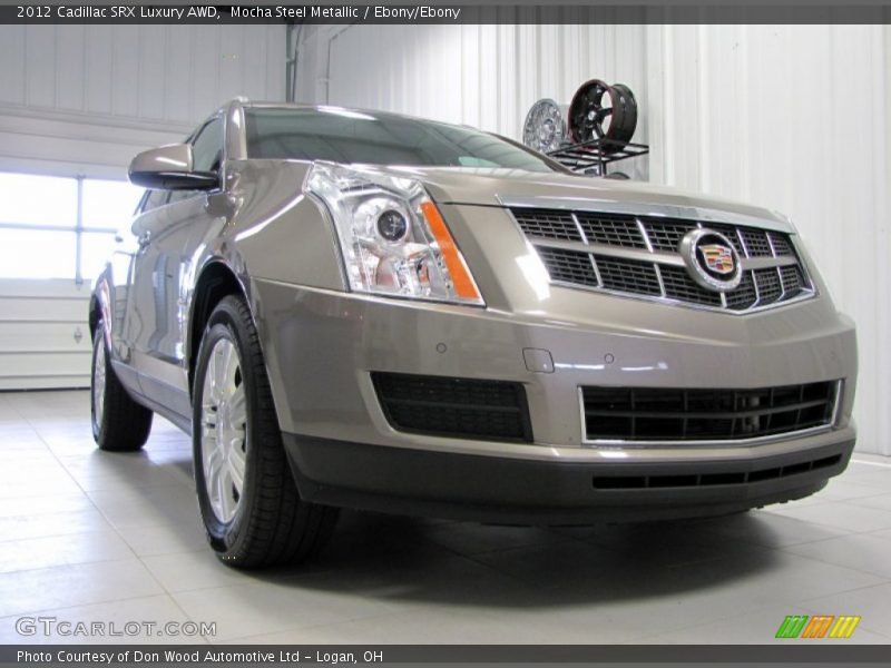 Mocha Steel Metallic / Ebony/Ebony 2012 Cadillac SRX Luxury AWD