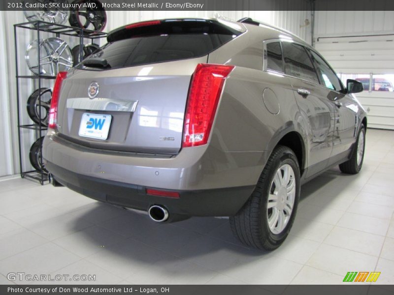 Mocha Steel Metallic / Ebony/Ebony 2012 Cadillac SRX Luxury AWD