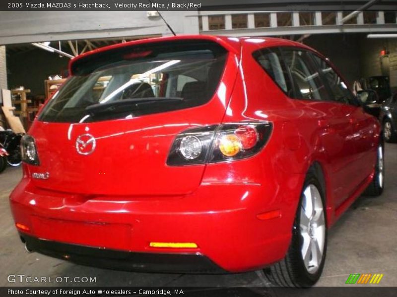 Velocity Red Mica / Black/Red 2005 Mazda MAZDA3 s Hatchback