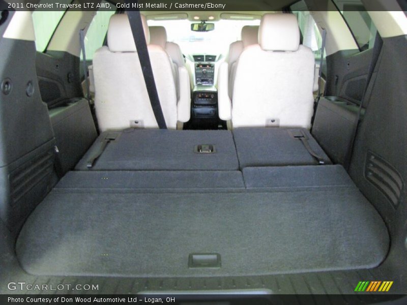 Gold Mist Metallic / Cashmere/Ebony 2011 Chevrolet Traverse LTZ AWD