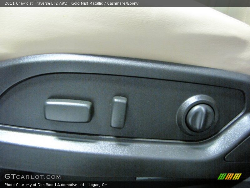 Gold Mist Metallic / Cashmere/Ebony 2011 Chevrolet Traverse LTZ AWD