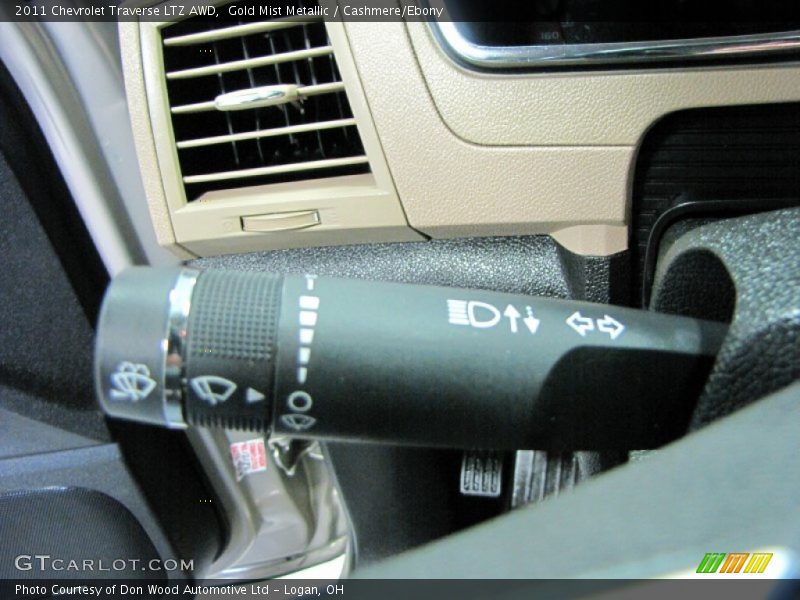 Gold Mist Metallic / Cashmere/Ebony 2011 Chevrolet Traverse LTZ AWD
