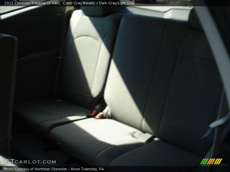 Cyber Gray Metallic / Dark Gray/Light Gray 2012 Chevrolet Traverse LS AWD