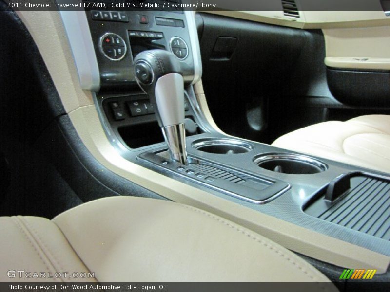 Gold Mist Metallic / Cashmere/Ebony 2011 Chevrolet Traverse LTZ AWD
