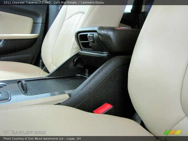 Gold Mist Metallic / Cashmere/Ebony 2011 Chevrolet Traverse LTZ AWD